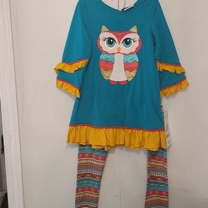 Rare Editions 2 piece set with cute Owl